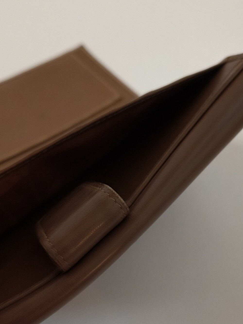 Ferragamo Brown Leather Envelope Wallet - Picture 6 of 15